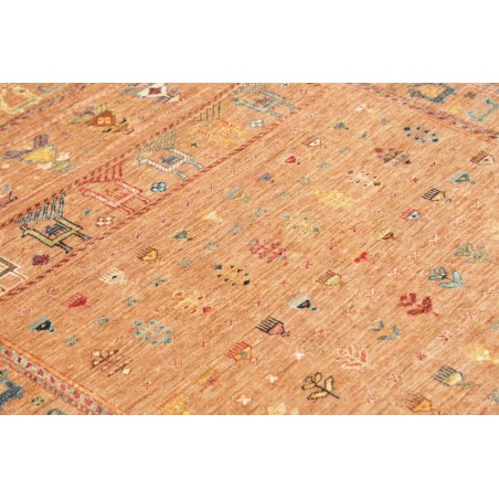 Tappeto Rubin Pakistan arancione grigio 124x185