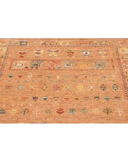 Tappeto Rubin Pakistan arancione grigio 124x185