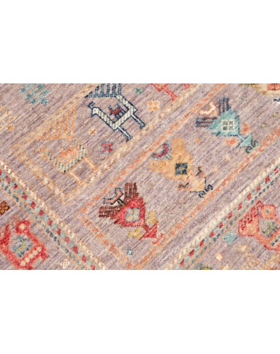 Tappeto Rubin Pakistan beige azzurro 124x194