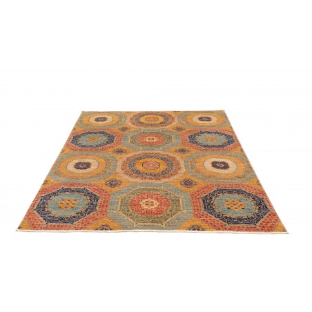 Tappeto Mamlouk Pakistan marrone grigio 149x200