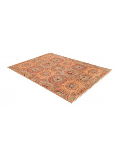 Tappeto Mamlouk Pakistan arancione marrone 148x210