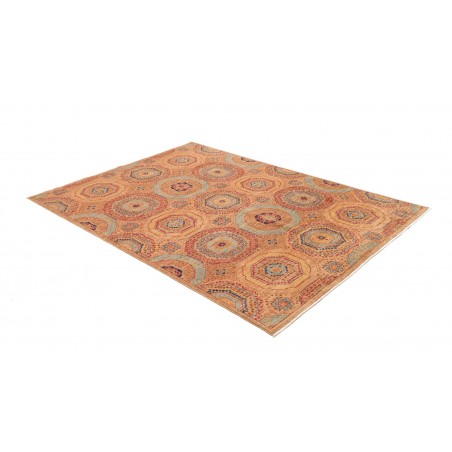 Tappeto Mamlouk Pakistan arancione marrone 148x210