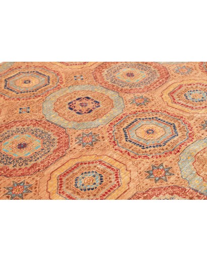 Tappeto Mamlouk Pakistan arancione marrone 148x210