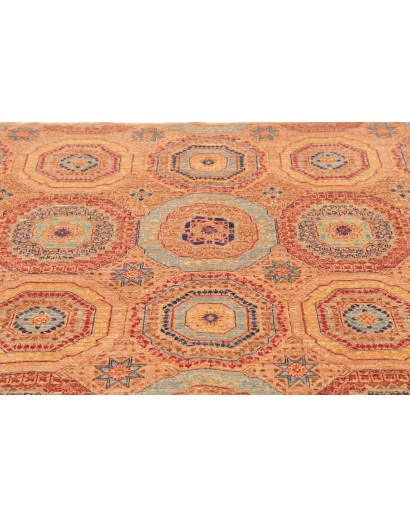 Tappeto Mamlouk Pakistan arancione marrone 148x210