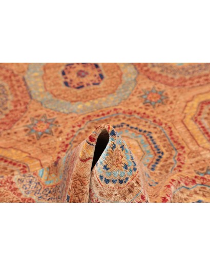 Tappeto Mamlouk Pakistan arancione marrone 148x210