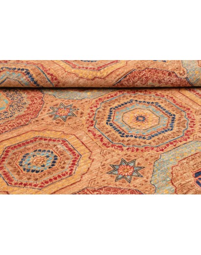 Tappeto Mamlouk Pakistan arancione marrone 148x210