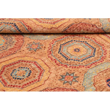 Tappeto Mamlouk Pakistan arancione marrone 148x210