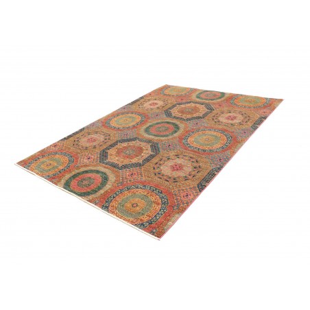 Tappeto Mamlouk Pakistan marrone grigio 168x232