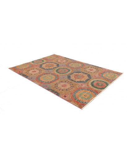 Tappeto Mamlouk Pakistan marrone grigio 168x232