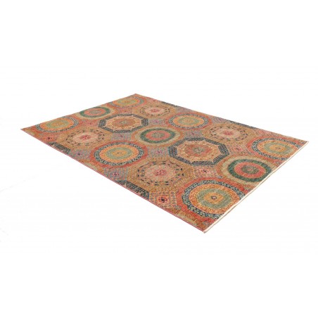 Tappeto Mamlouk Pakistan marrone grigio 168x232