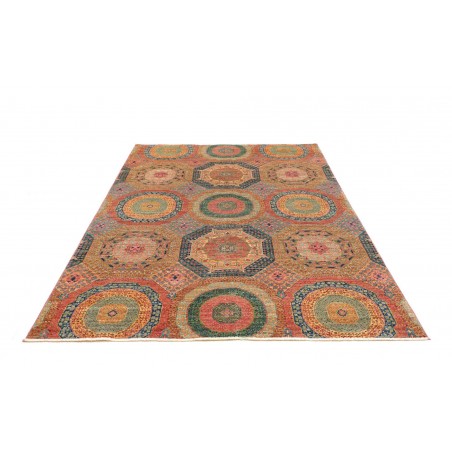 Tappeto Mamlouk Pakistan marrone grigio 168x232