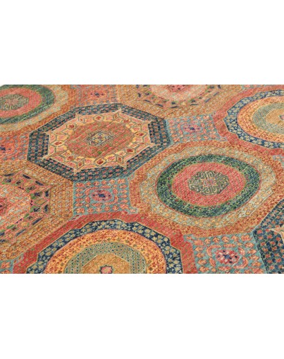 Tappeto Mamlouk Pakistan marrone grigio 168x232