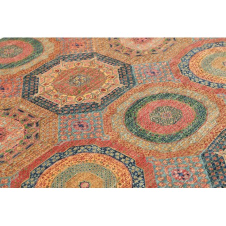 Tappeto Mamlouk Pakistan marrone grigio 168x232