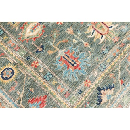 Tappeto Kazak Fine Pakistan azzurro giallo 169x237
