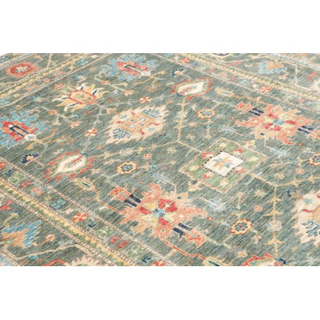 Tappeto Kazak Fine Pakistan azzurro giallo 169x237