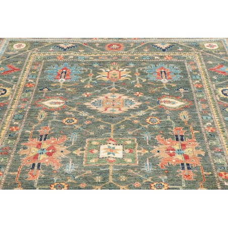 Tappeto Kazak Fine Pakistan azzurro giallo 169x237
