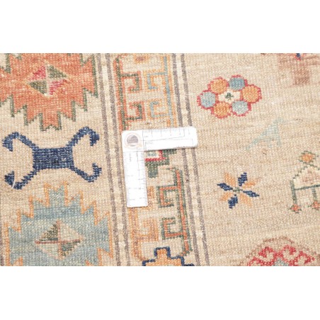 Tappeto Kazak Fine Pakistan giallo grigio 124x187