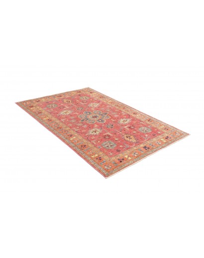 Tappeto Kazak Fine Pakistan marrone grigio 126x189