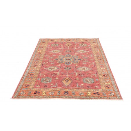 Tappeto Kazak Fine Pakistan marrone grigio 126x189