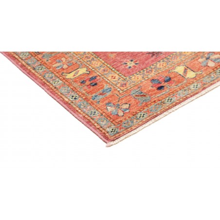 Tappeto Kazak Fine Pakistan marrone grigio 126x189
