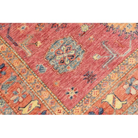 Tappeto Kazak Fine Pakistan marrone grigio 126x189