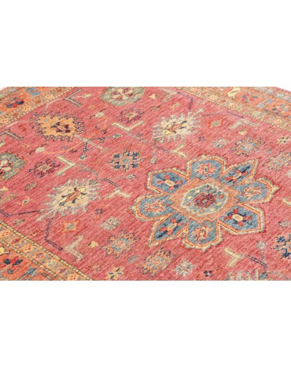 Tappeto Kazak Fine Pakistan marrone grigio 126x189