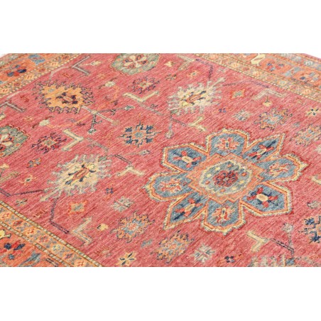 Tappeto Kazak Fine Pakistan marrone grigio 126x189