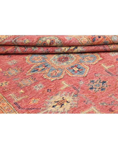 Tappeto Kazak Fine Pakistan marrone grigio 126x189