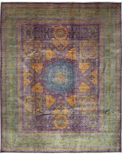 Tappeto Mamlouk Pakistan azzurro beige 243x303