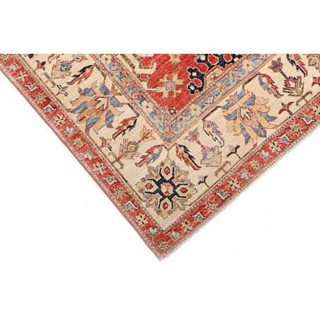 Tappeto Kazak Fine Pakistan marrone rosso 202x307