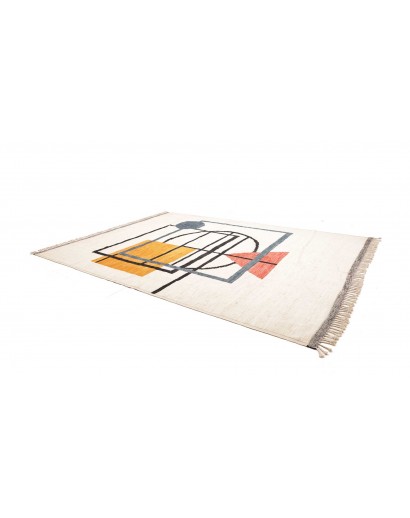 Tappeto beige marrone 278x365