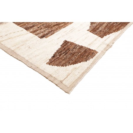 Tappeto bianco marrone 288x377