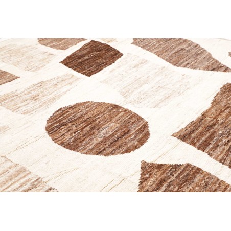 Tappeto bianco marrone 288x377