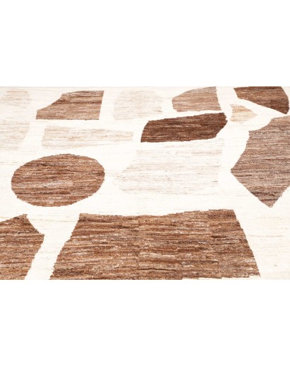 Tappeto bianco marrone 288x377