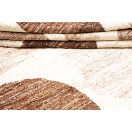Tappeto bianco marrone 288x377
