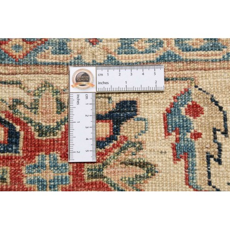 Tappeto Kazak Fine Pakistan marrone rosso 202x307