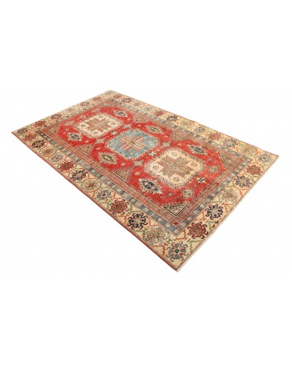 Tappeto Kazak Fine Pakistan marrone grigio 155x246