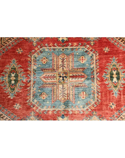 Tappeto Kazak Fine Pakistan marrone grigio 155x246