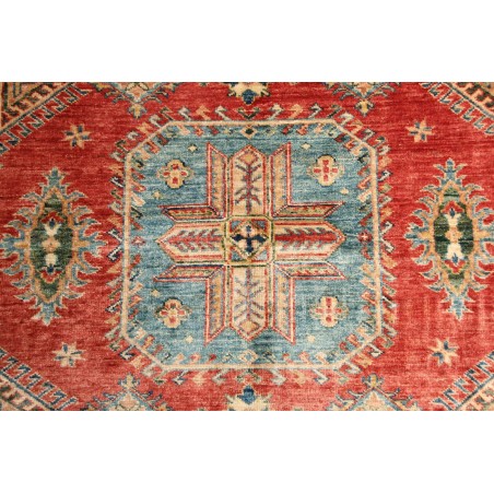 Tappeto Kazak Fine Pakistan marrone grigio 155x246