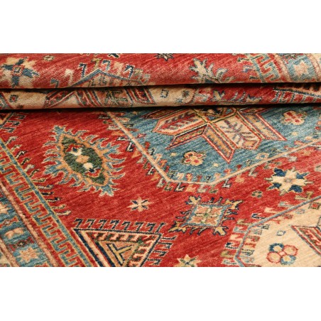 Tappeto Kazak Fine Pakistan marrone grigio 155x246