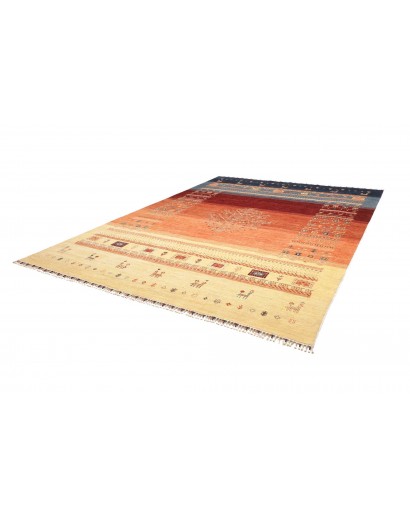 Tappeto Siva Pakistan marrone grigio 270x362