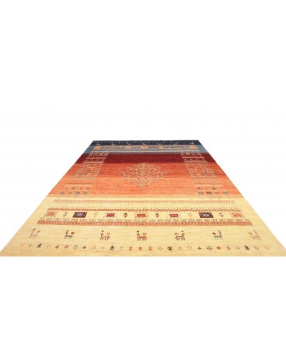 Tappeto Siva Pakistan marrone grigio 270x362