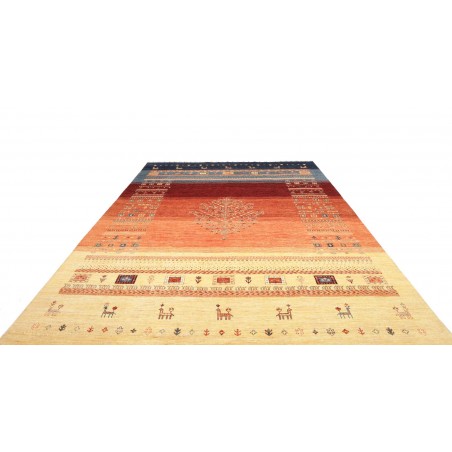 Tappeto Siva Pakistan marrone grigio 270x362