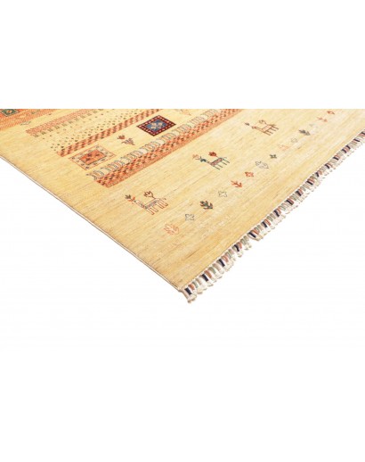 Tappeto Siva Pakistan marrone grigio 270x362