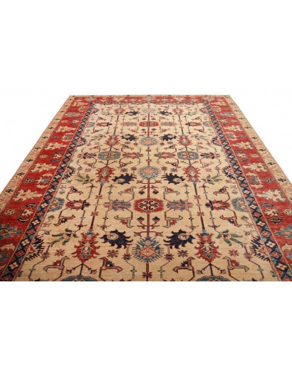 Tappeto Kazak Fine Pakistan marrone grigio 272x372
