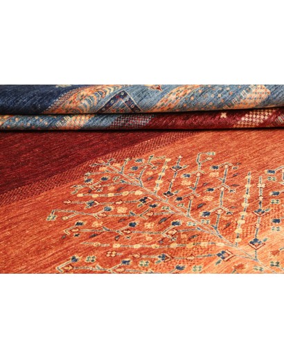 Tappeto Siva Pakistan marrone grigio 270x362