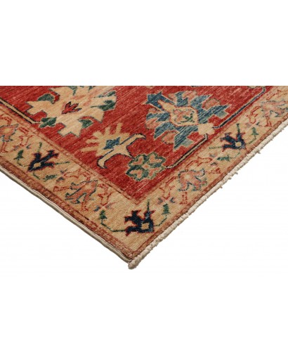 Tappeto Kazak Fine Pakistan marrone grigio 272x372