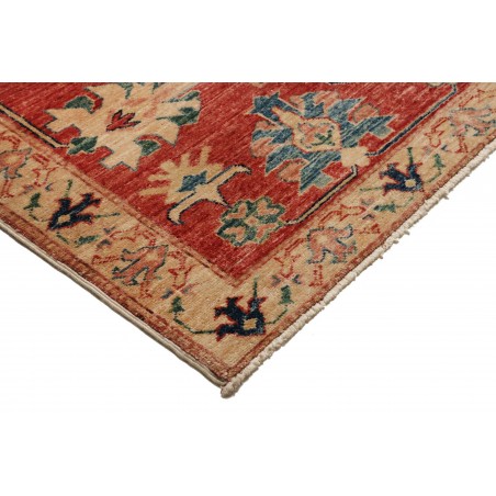 Tappeto Kazak Fine Pakistan marrone grigio 272x372