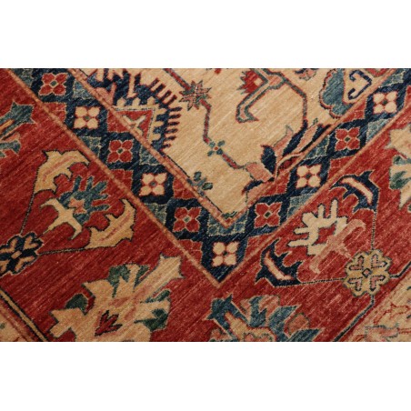 Tappeto Kazak Fine Pakistan marrone grigio 272x372