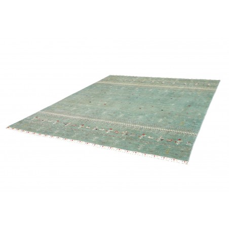 Tappeto Siva Pakistan azzurro bianco 249x275